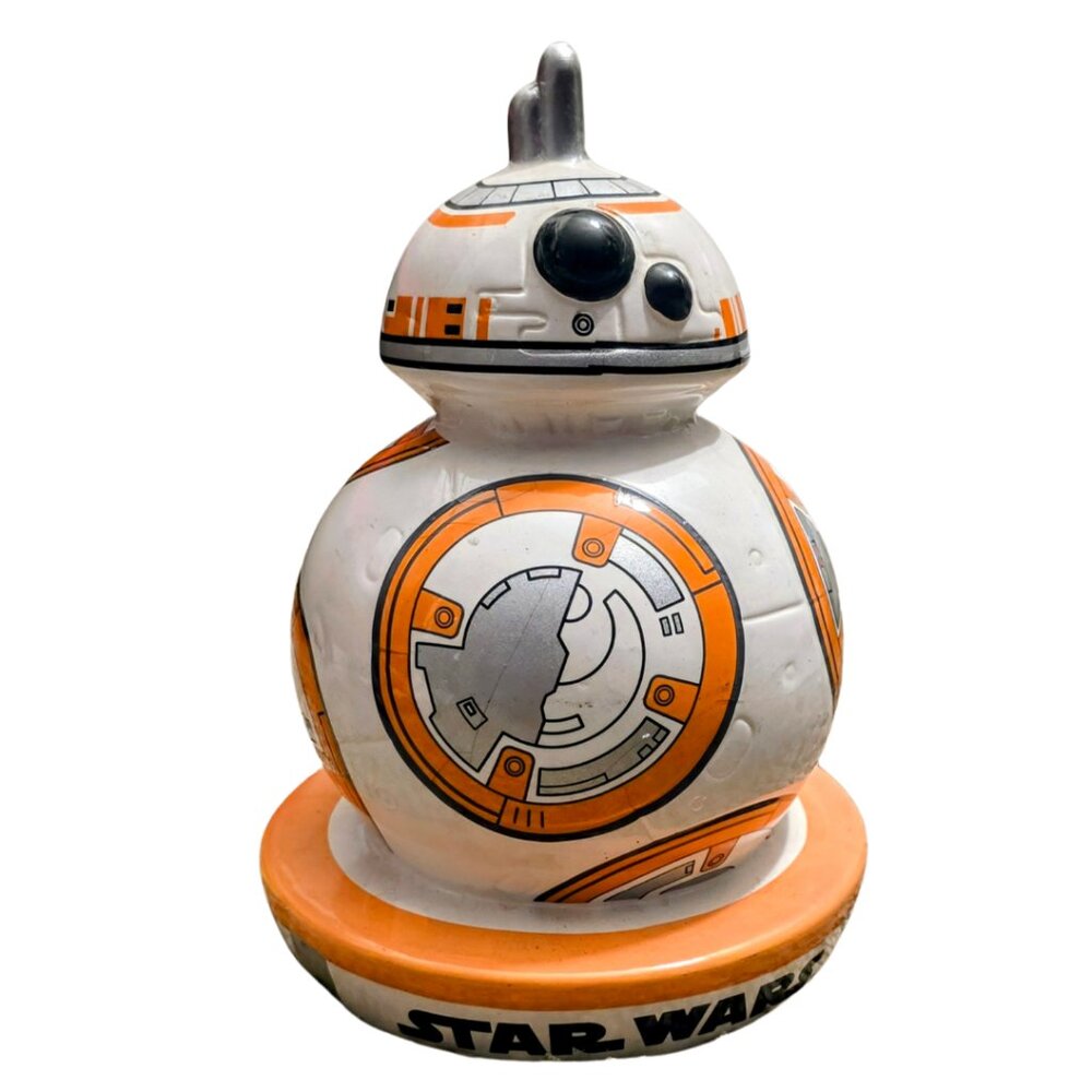 Star Wars R2-D2 Orange & White Ceramic Piggy Bank
